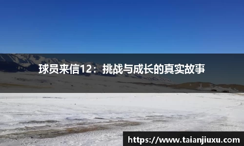 球员来信12：挑战与成长的真实故事